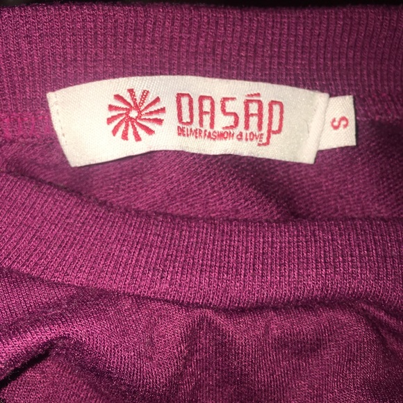 Embroidered Pattern Maroon Long-Sleeve Shirt - Picture 3 of 3